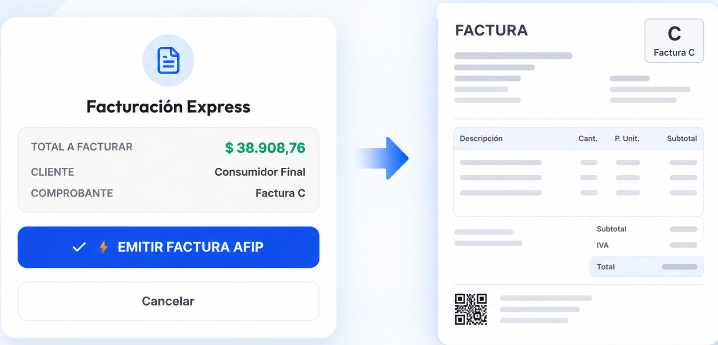 Captura del módulo Facturación